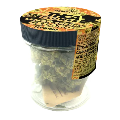 Hemp Living THCA Flower 7gr | Lemon Cherry Gelato