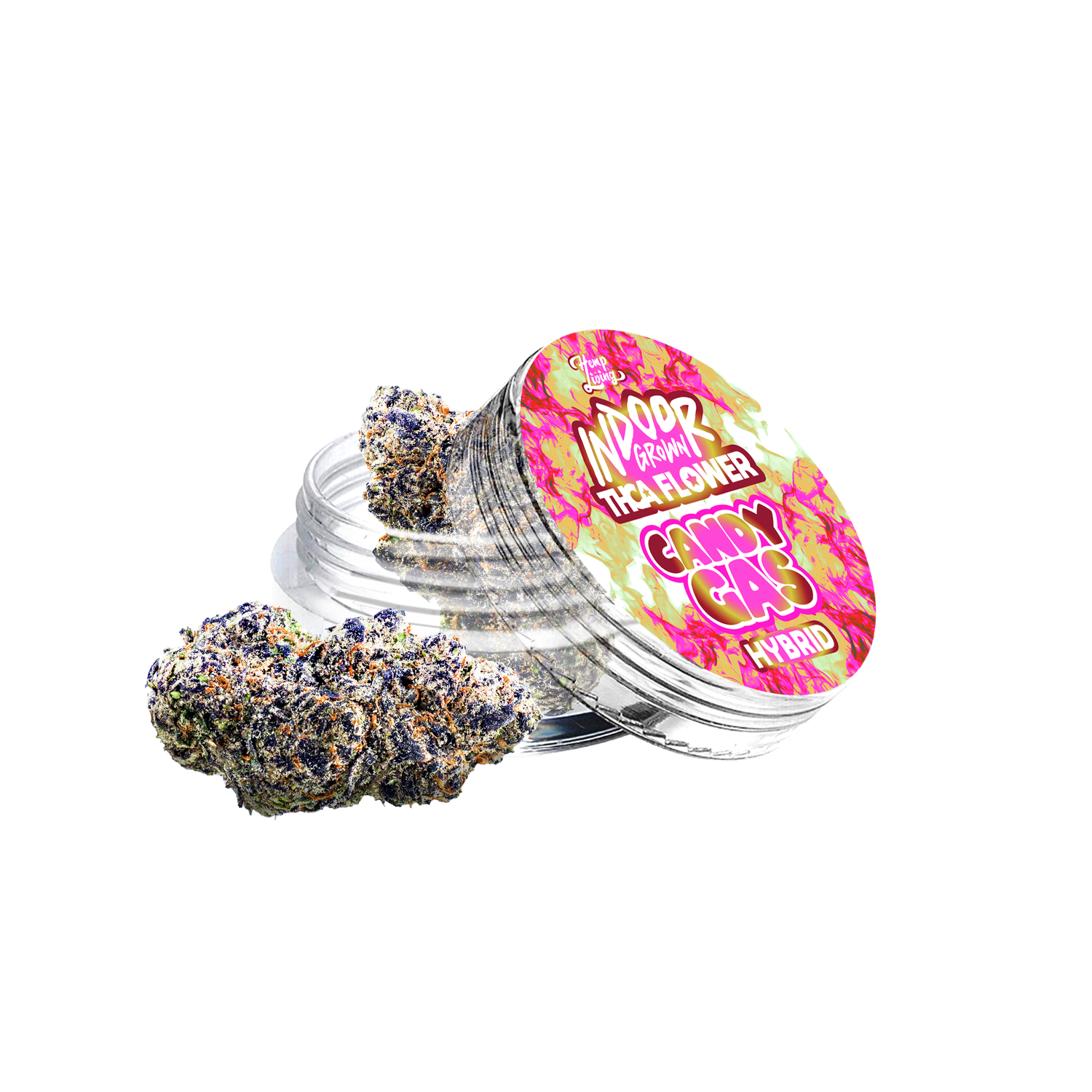 Hemp Living THCA Flower 1gr | Candy Gas