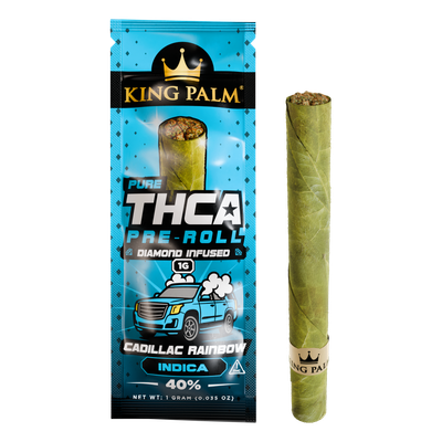 Hemp Living/King Palm THCA Pre Roll | Cadillac Rainbow