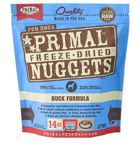 Primal Dog Freeze Dried Duck 14oz
