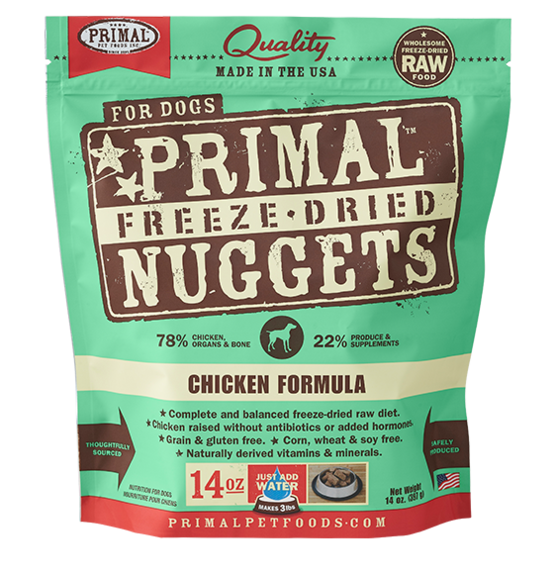 Primal Dog Freeze Dried Chicken 14oz