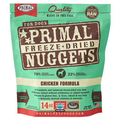 Primal Dog Freeze Dried Chicken 14oz