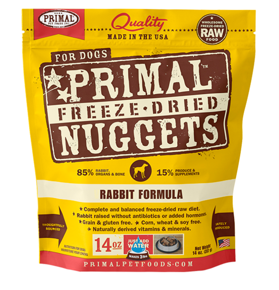 Primal Dog Freeze Dried Rabbit 14oz
