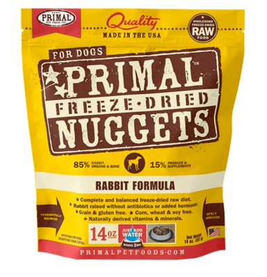 Primal Dog Freeze Dried Rabbit 14oz