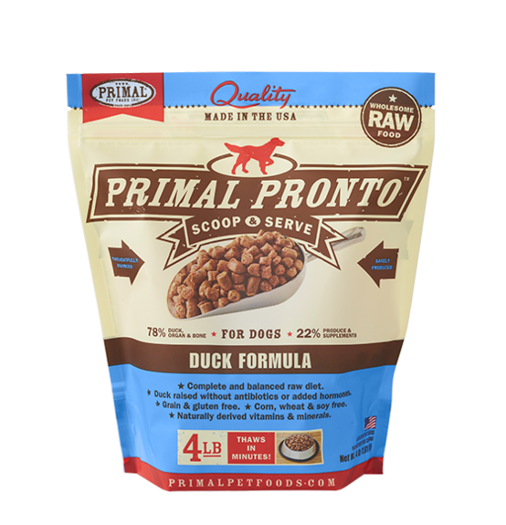 Primal Dog Pronto Duck 4#