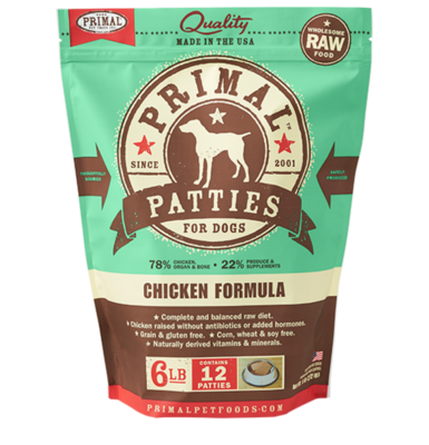 Primal Dog Raw Chicken 6#