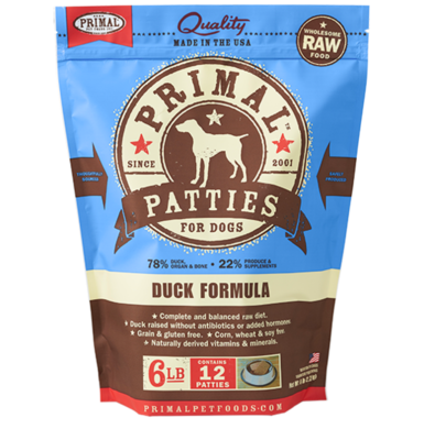 Primal Dog Raw Duck 6#