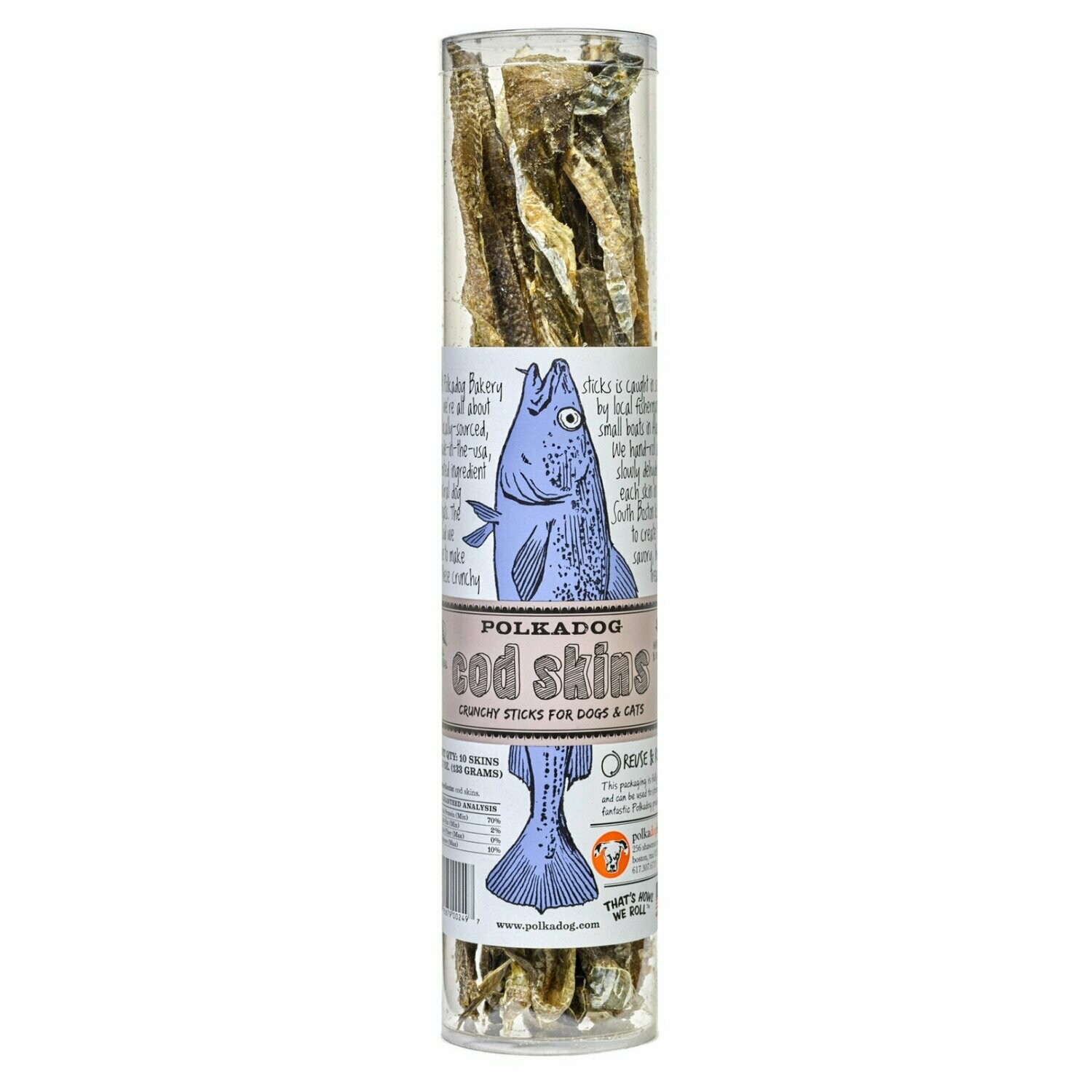Polka Dog Cod Skins 4.7oz