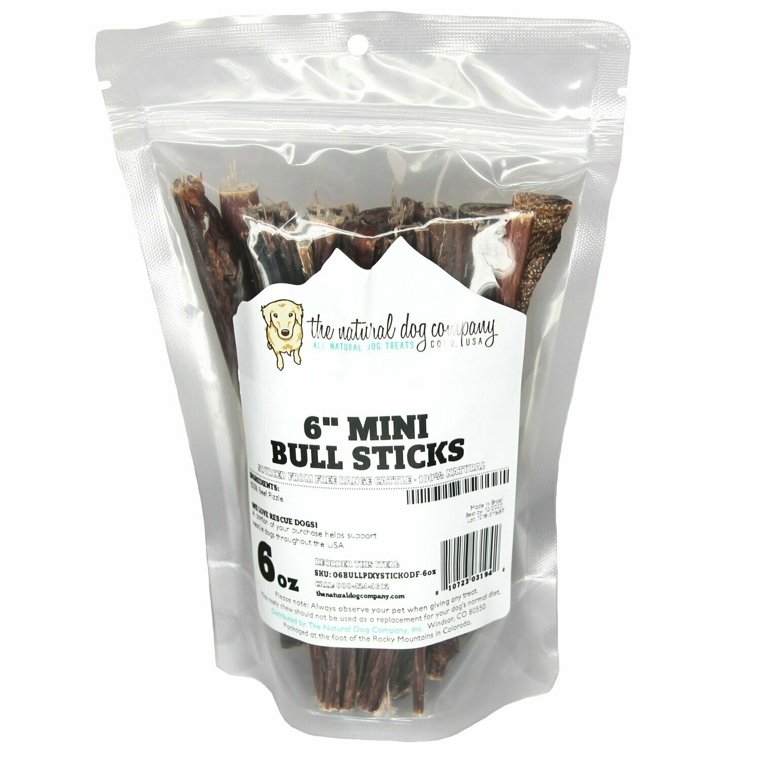 NDC 6&quot; Mini Bull Sticks 6oz