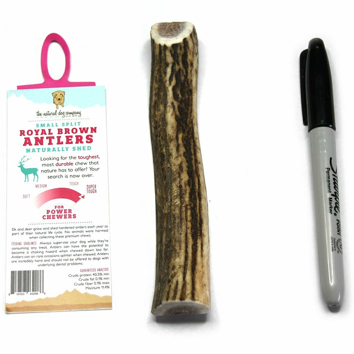 NDC Royal Brown Split Antler Small