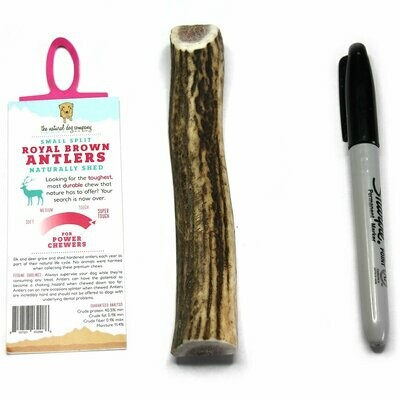 NDC Royal Brown Split Antler Small