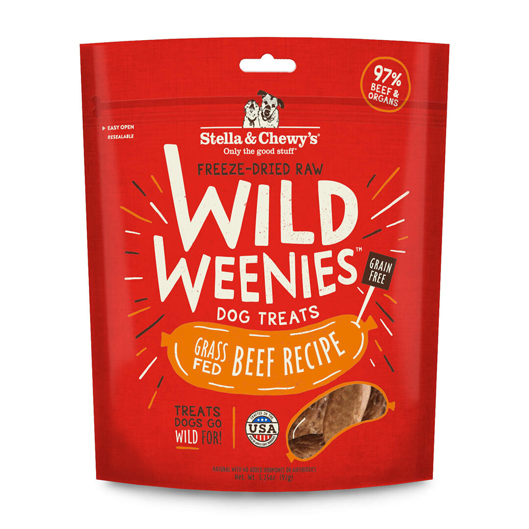 Stella and Chewy&#39;s Wild Weenies Beef Treat 3.25oz