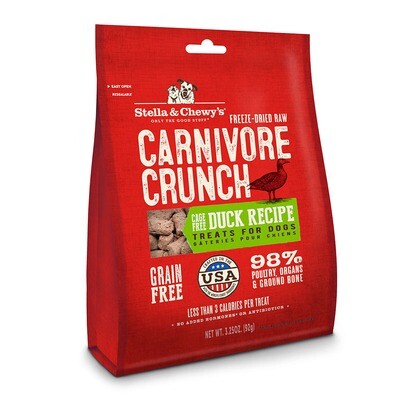 Stella and Chewy&#39;s Carnivore Crunch Duck 3.25oz