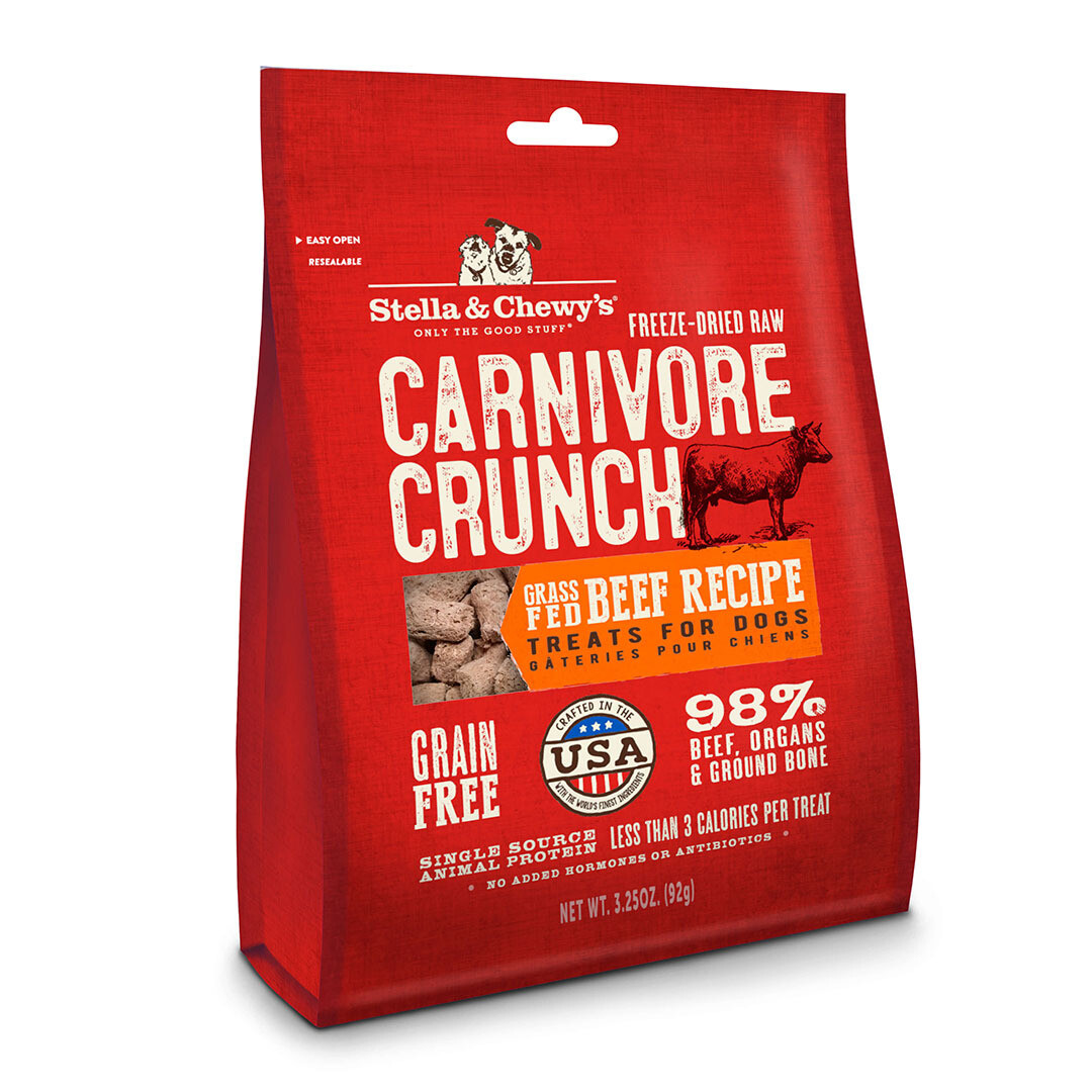 Stella and Chewy&#39;s Carnivore Crunch Beef 3.25oz