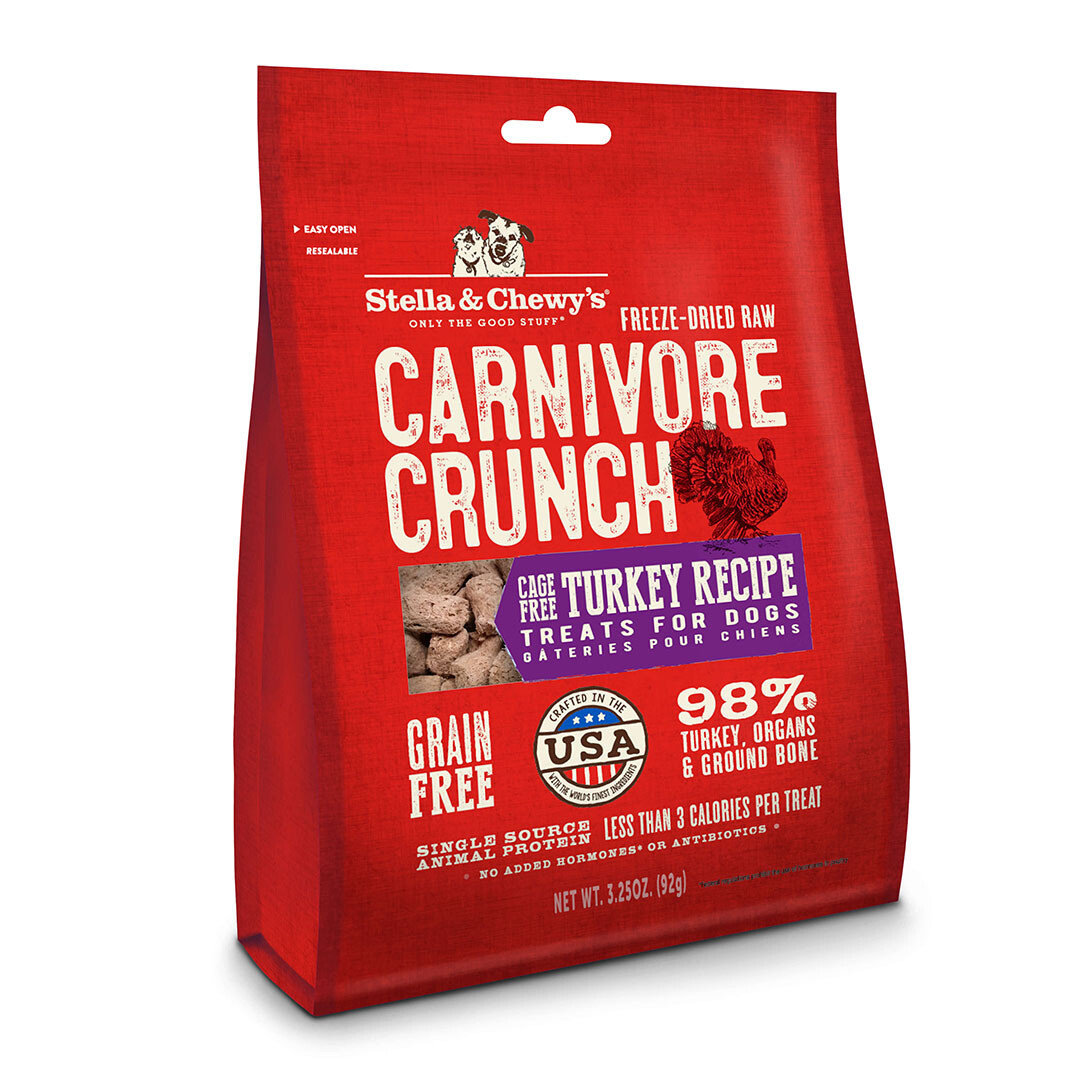 Stella and Chewy&#39;s Carnivore Crunch Turkey 3.25oz