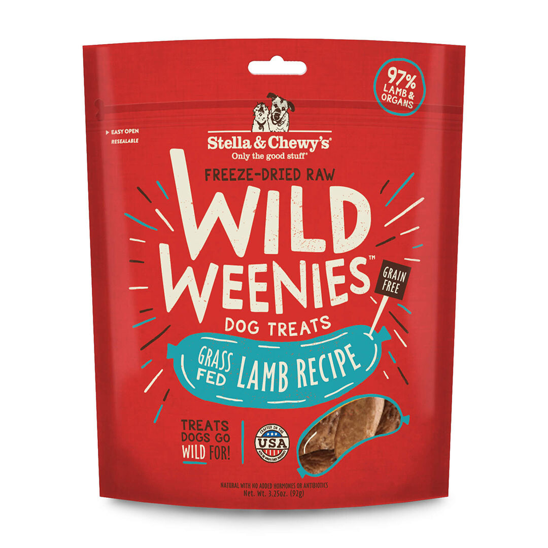 Stella and Chewy&#39;s Wild Weenies Lamb Treat 3.25oz