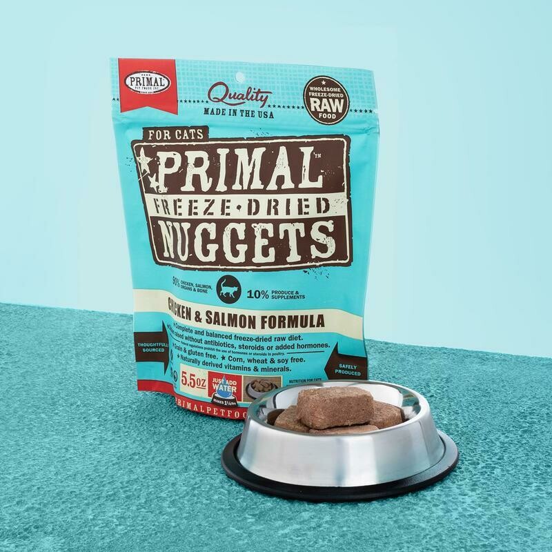 Primal Cat Chicken &amp; Salmon Freeze Dried 14oz