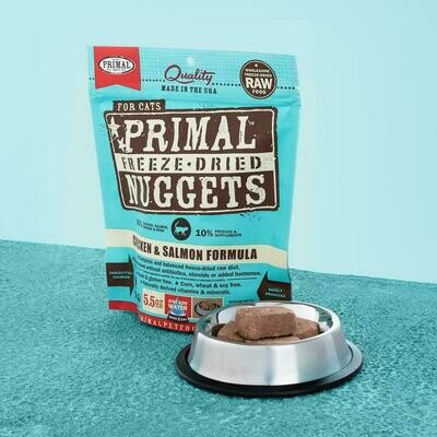 Primal Cat Chicken &amp; Salmon Freeze Dried 14oz