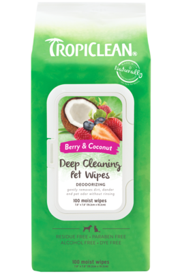 Trop Grooming Wipes Deep Clean 100ct