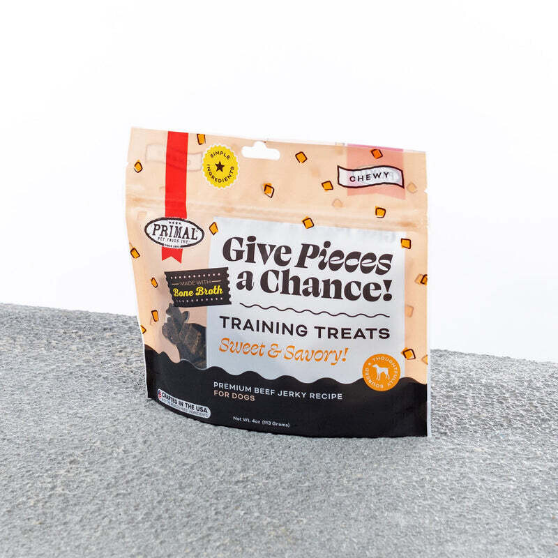 Primal Dog Treats Give Pieces a Chance Beef 4oz