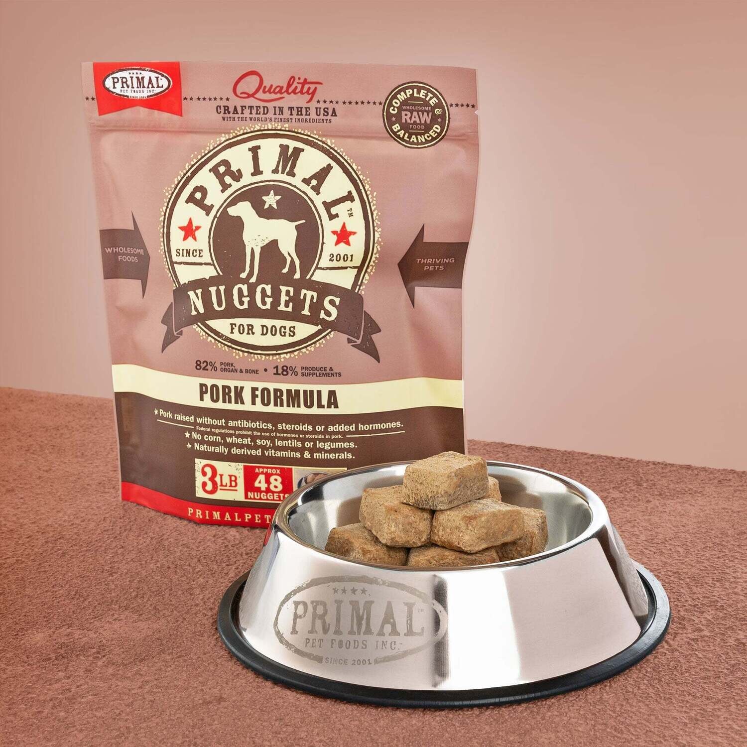 Primal Dog Raw Pork 3#