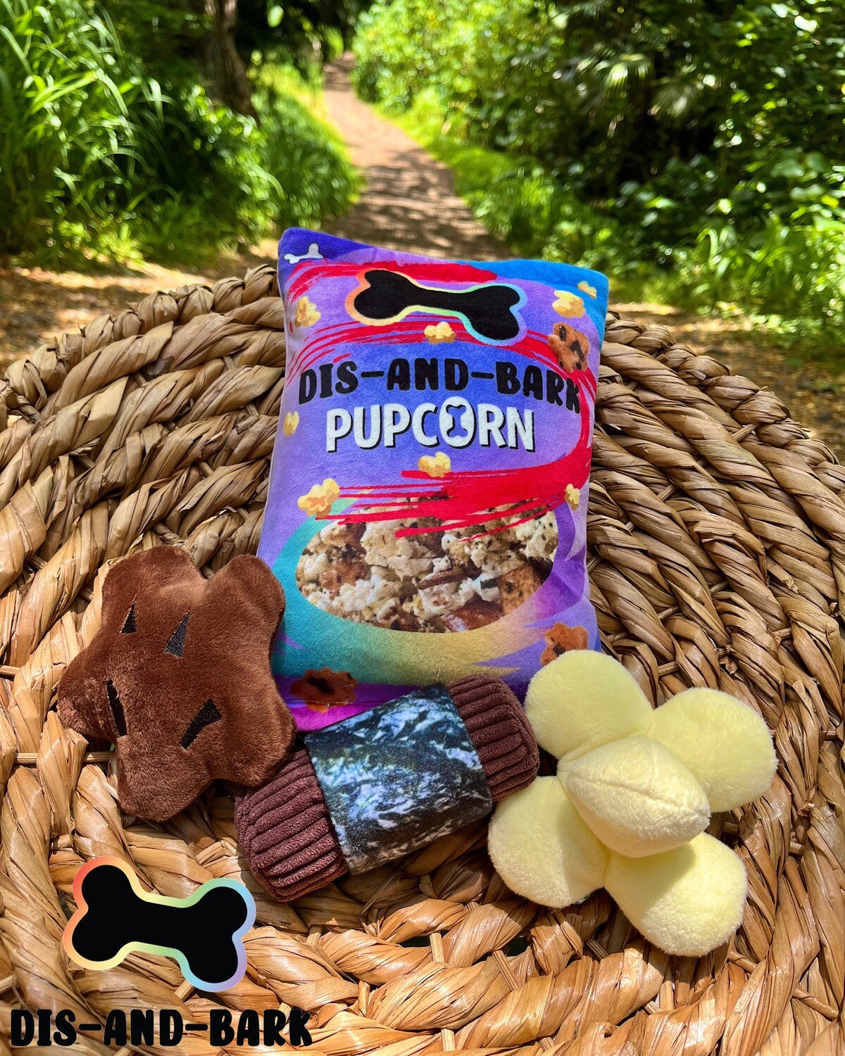 Dis and Bark Popcorn 4-in-1 Toy