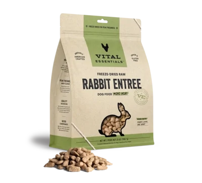 VE Dog Mini Nibs Rabbit FD 25oz