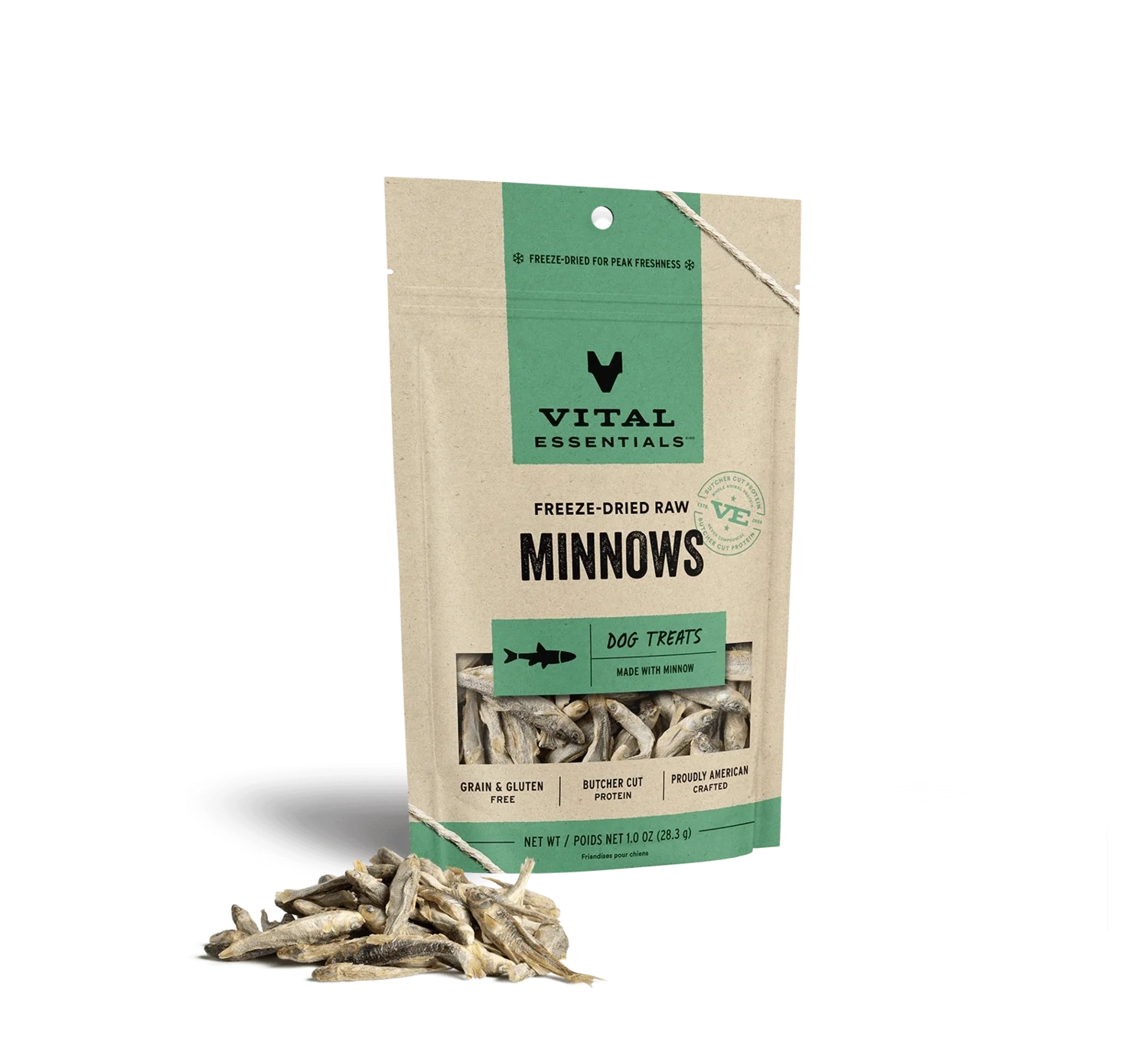 VE Dog Minnows FD Treat 1oz