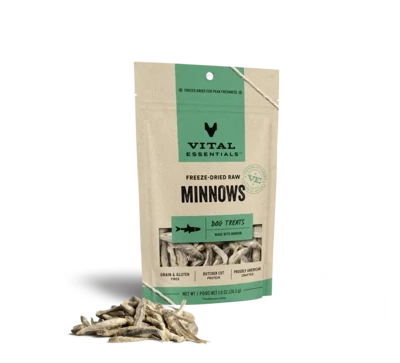 VE Dog Minnows FD Treat 1oz