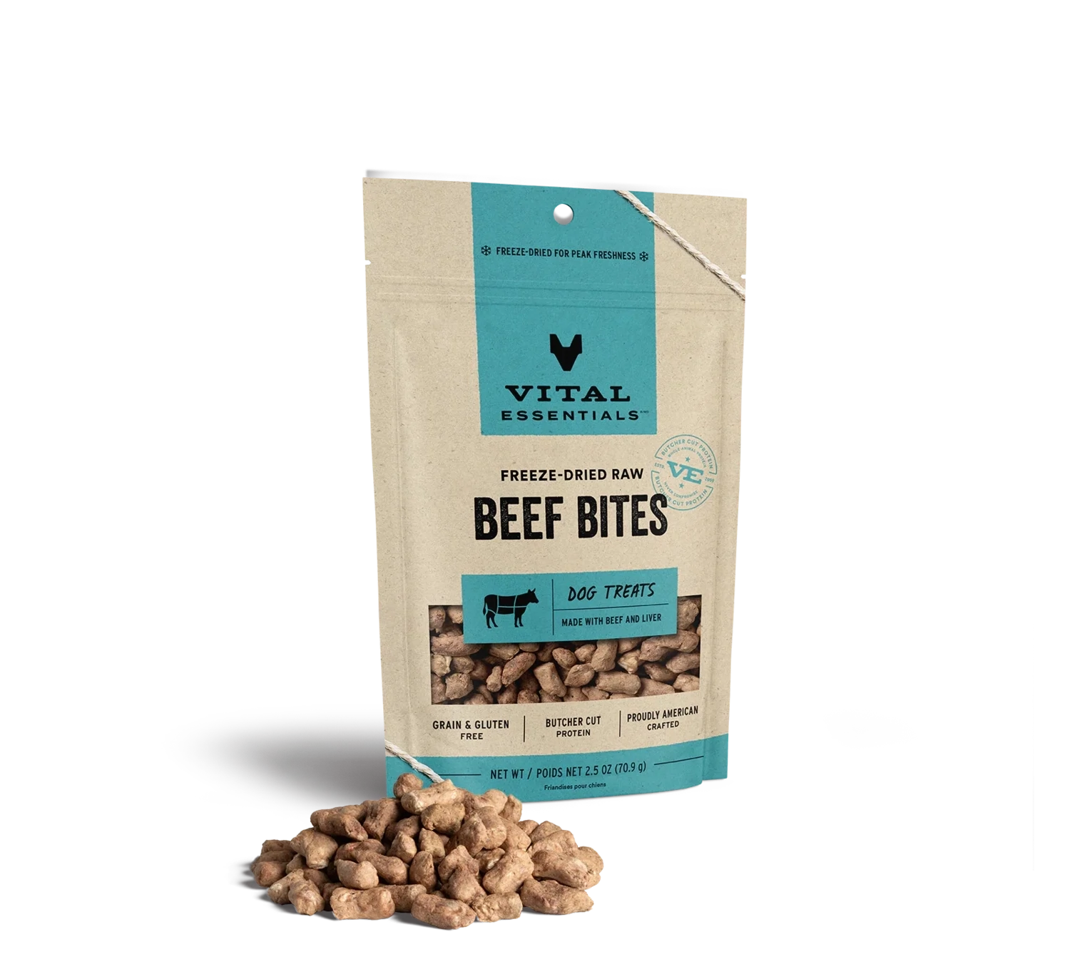 VE Beef Bites FD Treat 2.5oz