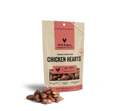 VE Dog Chicken Hearts FD Treat 1.9oz
