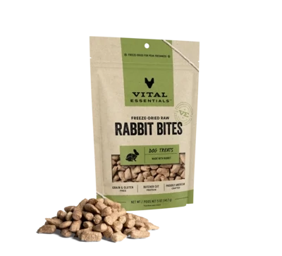 VE Dog Rabbit Bites FD Treat 5oz