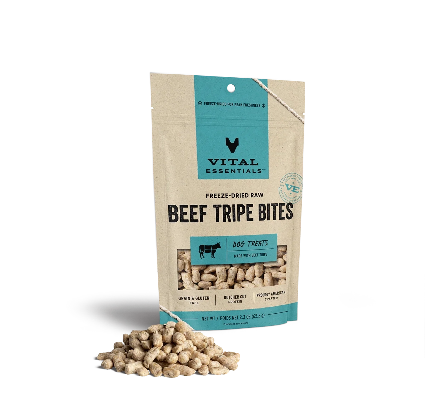 VE Beef Tripe Bites FD Treat 2.3oz