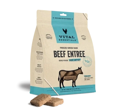 VE Dog Mini Patties Beef 14oz