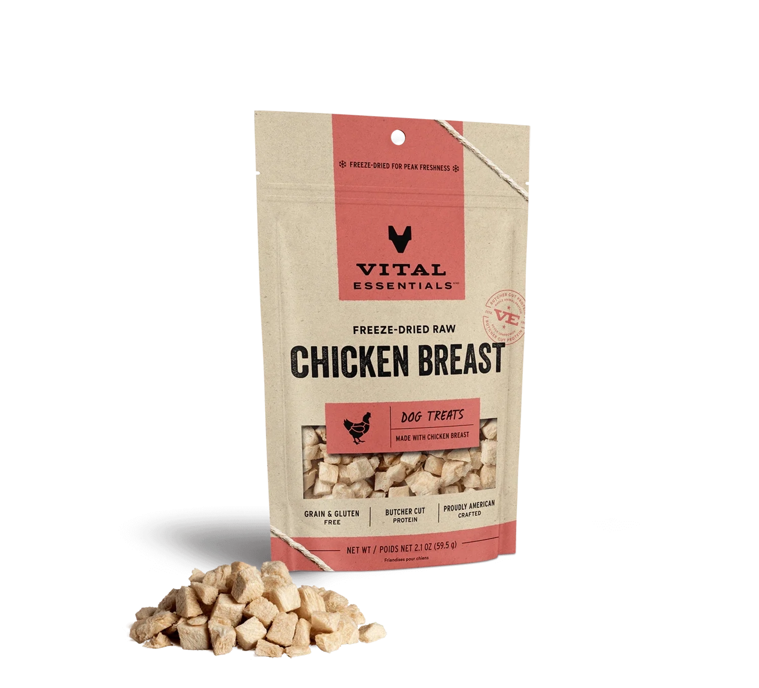 VE Dog Chicken Breast FD Treat 2.1oz