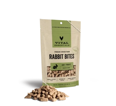 VE Dog Rabbit Bites FD Treat 2oz