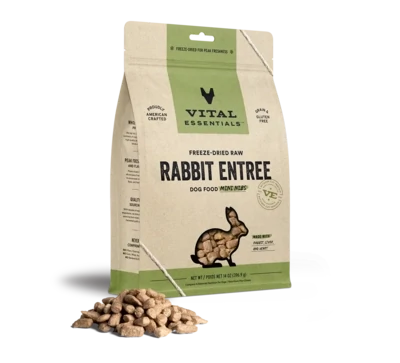 VE Dog Mini Nibs Rabbit FD 14oz