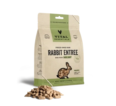 VE Dog Mini Nibs Rabbit FD 5.5oz