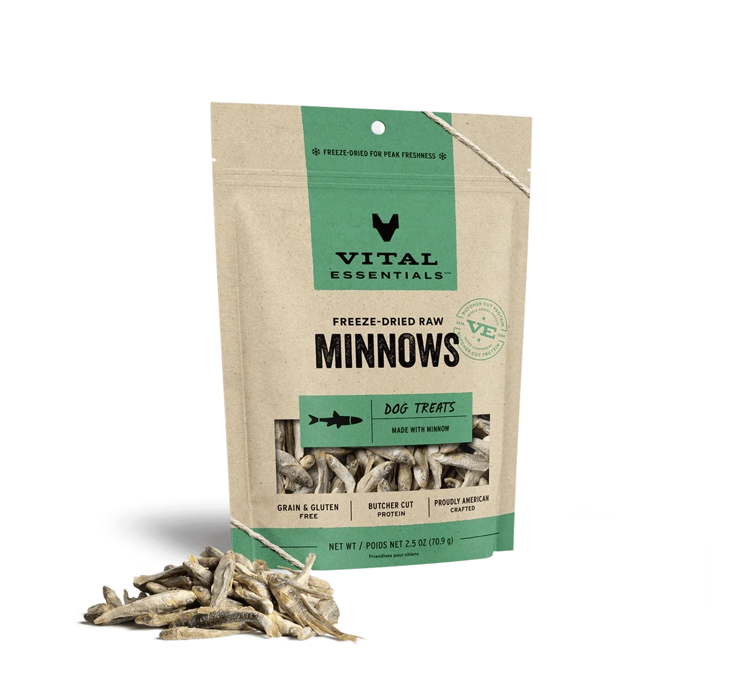VE Dog Minnows FD Treat 2.5oz