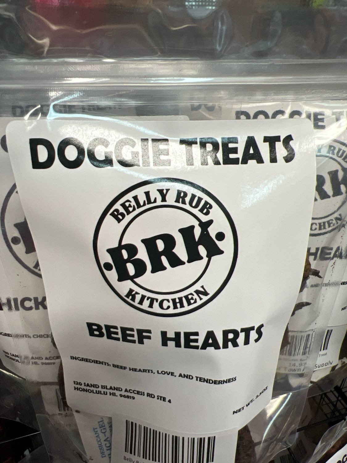 Belly Rub Kitchen Beef Heart Treat