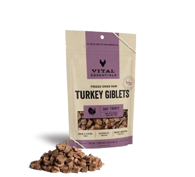 VE Dog Turkey Giblets FD Treat 2oz