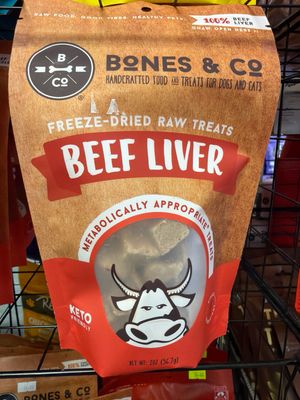 Bones and Co Beef Liver Treat 2oz
