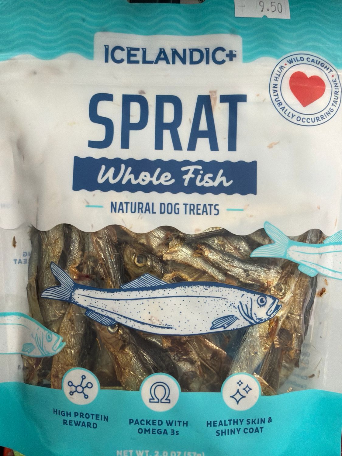 Icelandic Dog Sprat Whole Fish 2oz