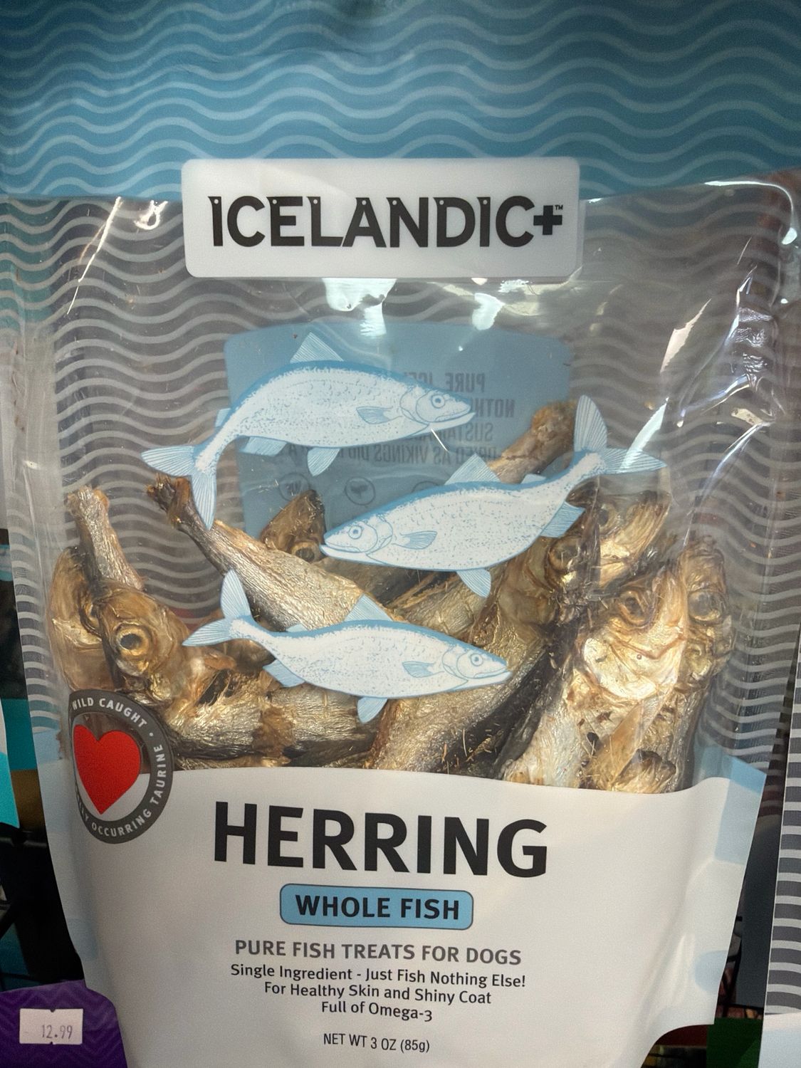Icelandic Dog Herring Fish Whole 3oz