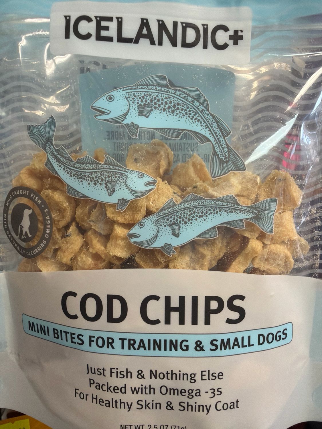 Icelandic Cod Chips Mini 2.5oz