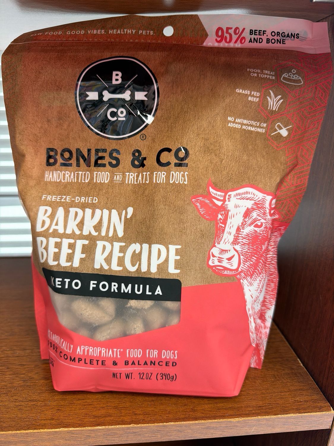 Bones and Co Freeze Dried Food Beef 12oz