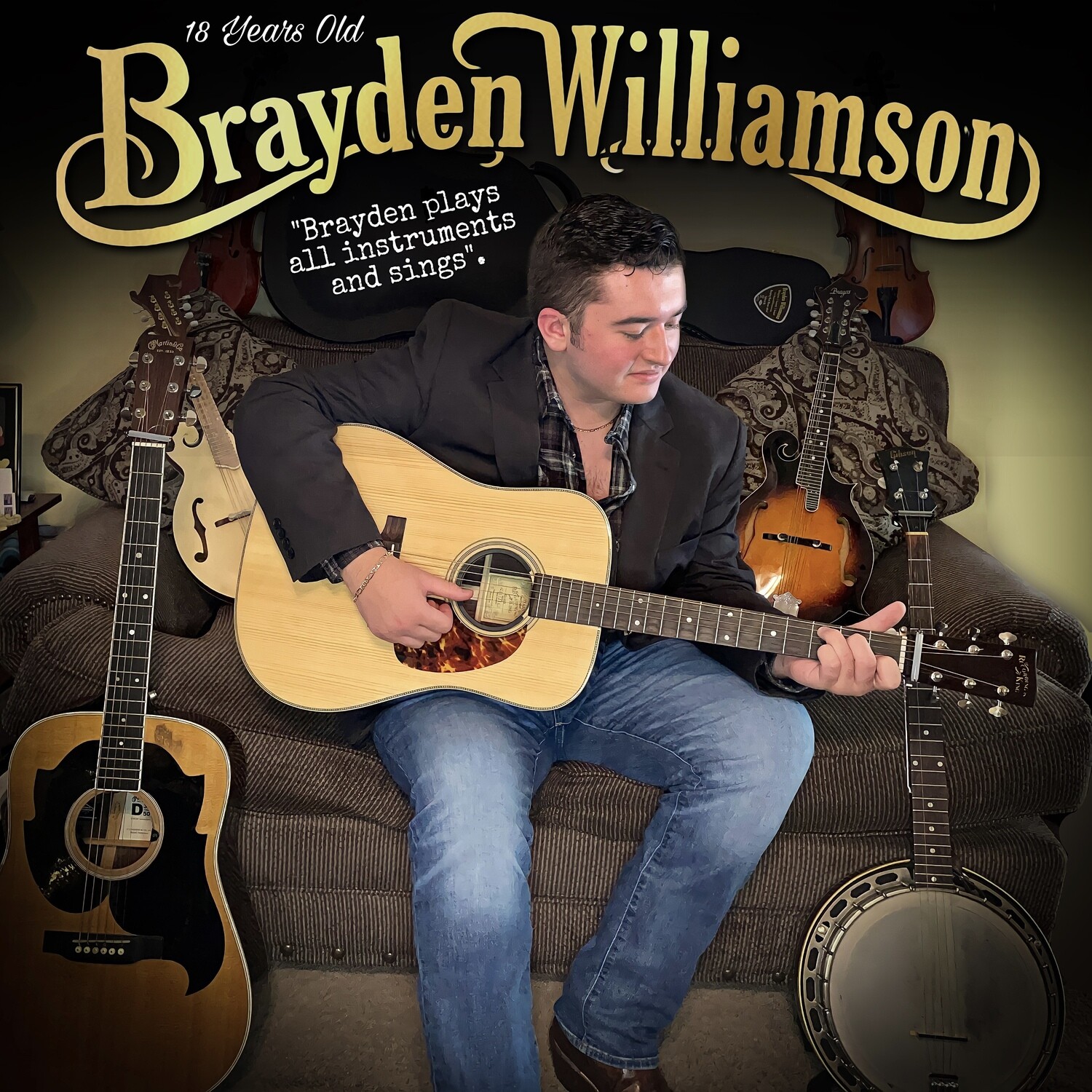NEW! CD Brayden Plays all Instruments and Sings Bluegrass