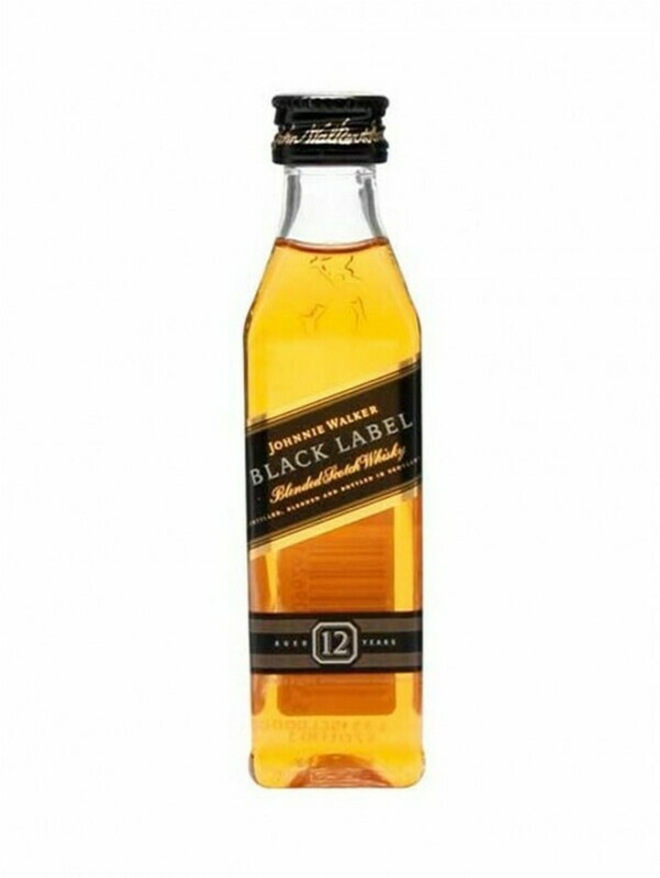 MINIATURA WHISKY ETIQUETA NEGRA