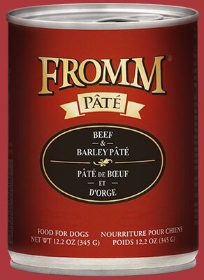 FROMM BEEF/BAR PATE 12oz
