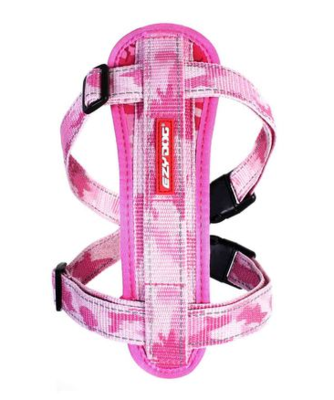 EZY CHEST PLATE PINK CAMO LG